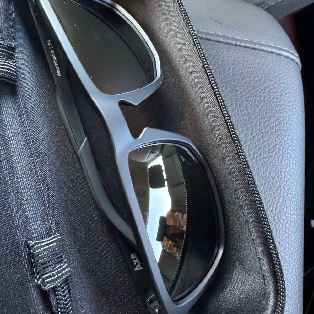 WX AXE Matte Black Sunglasses